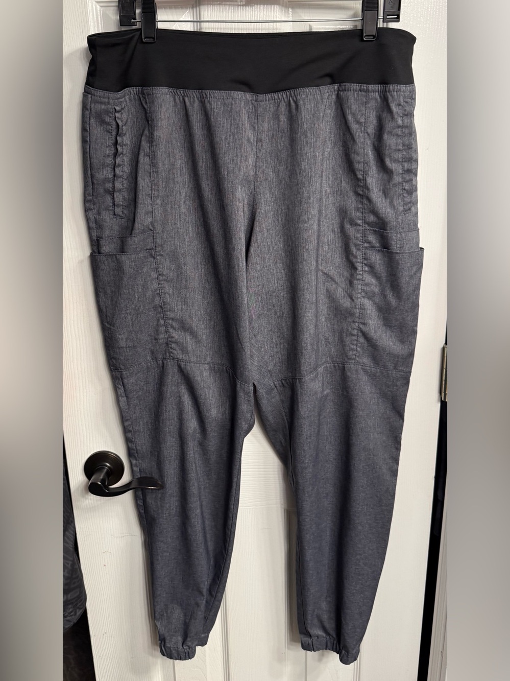 WonderWink Gray Jogger Scrub Pants xl